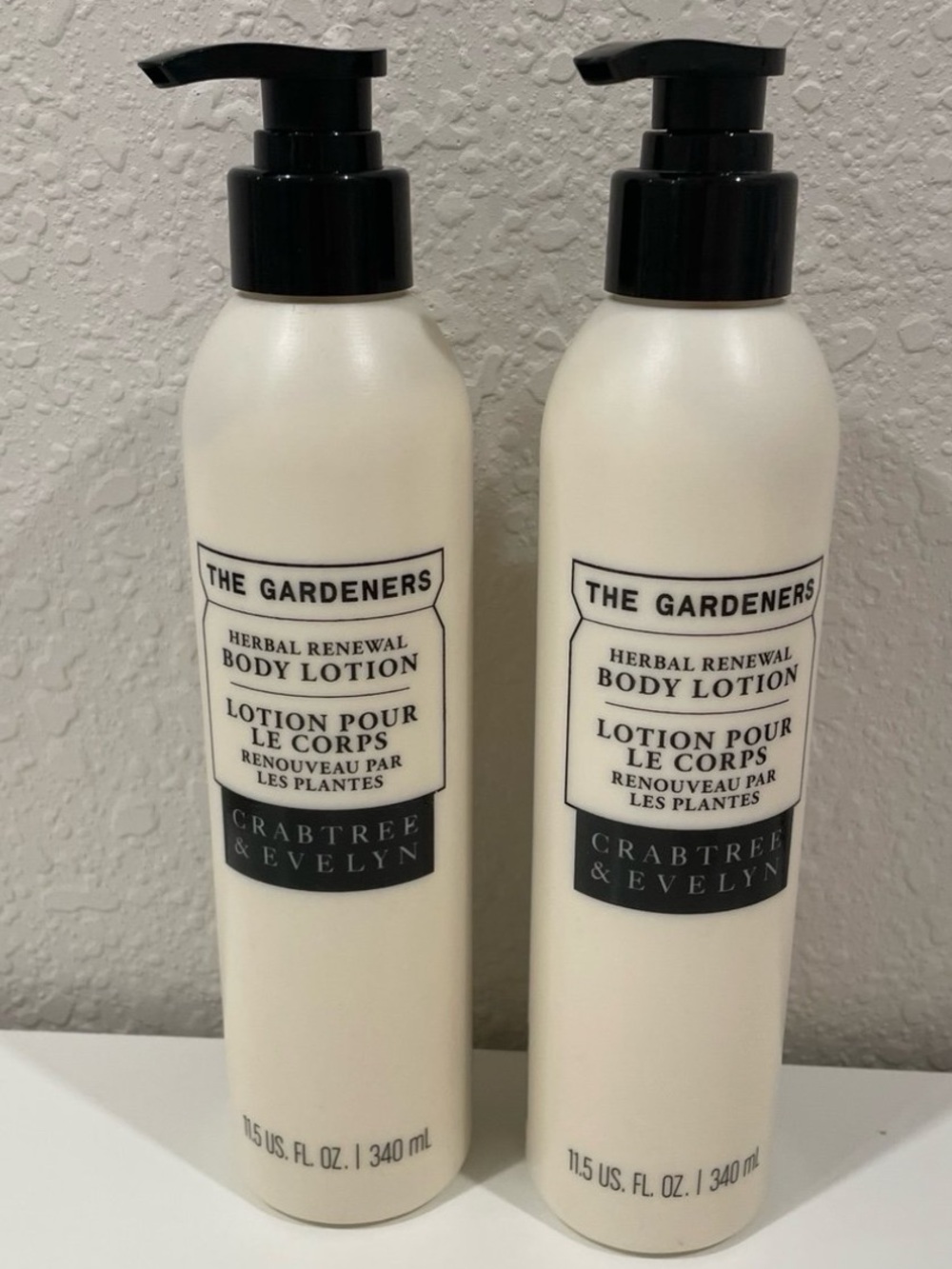 Crabtree & Evelyn The Gardeners Herbal Renewal Body Lotion - Set of 2